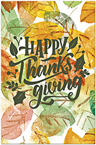 Leaf Splash Postcard D1687P-BB